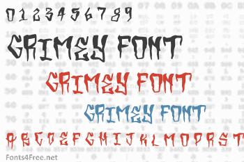 Grimey Font