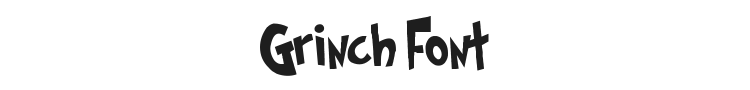 Grinched Font Preview