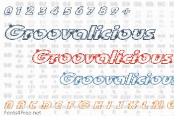 Groovalicious Tweak Font