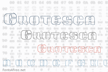 Grotesca 3D Font