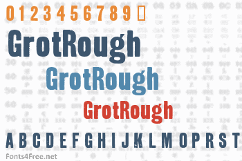 GrotRough Font