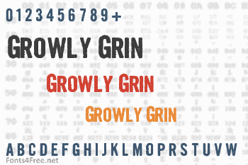 Growly Grin Font