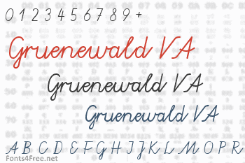 Gruenewald VA Font