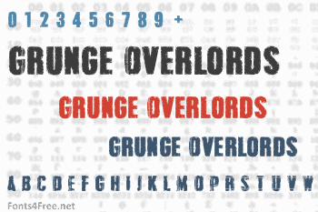 Grunge Overlords Font