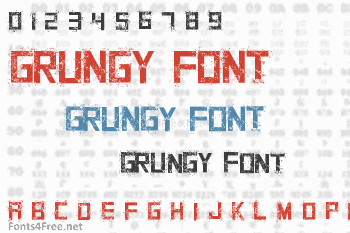 Grungy Font