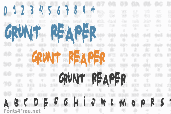 Grunt Reaper Font