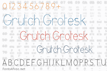 Grutch Grotesk Font