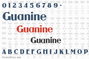 Guanine Font