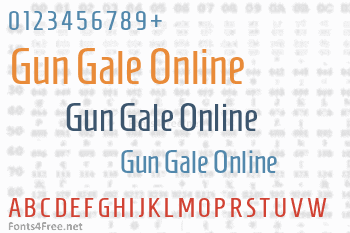 Gun Gale Online Font