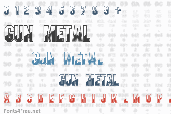 Gun Metal Font