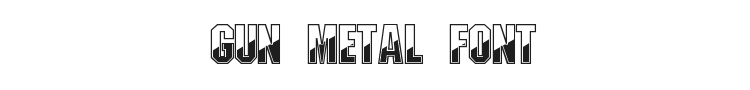 Gun Metal Font Download Fonts4free