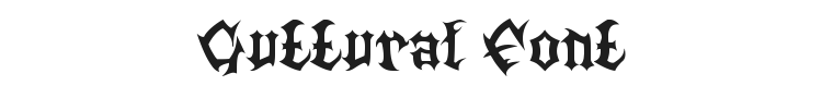 Guttural Font Preview