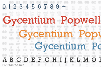 Gycentium Popwell Font