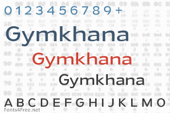 Gymkhana Font