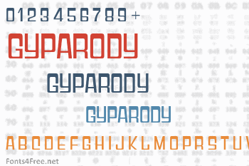 Gyparody Font