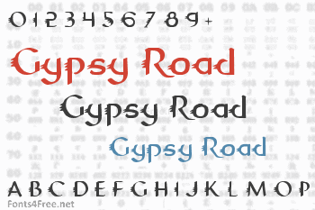 Gypsy Road Font