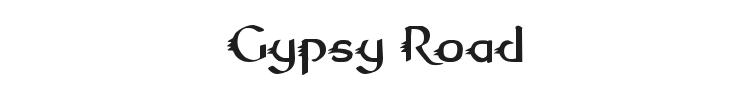 Gypsy Road Font Preview