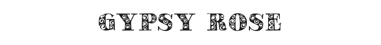 Gypsy Rose Font Preview