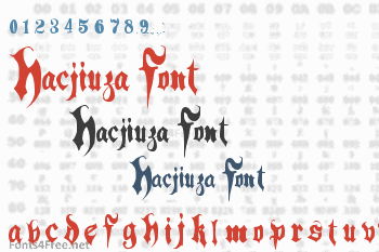 Hacjiuza Font