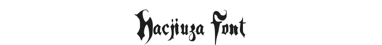 Hacjiuza Font