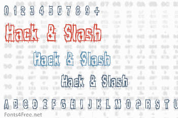 Hack & Slash Font