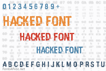 Hacked Font