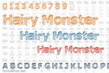 Hairy Monster Font