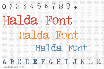 Halda Font