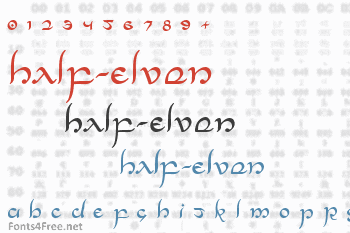 Half-Elven Font