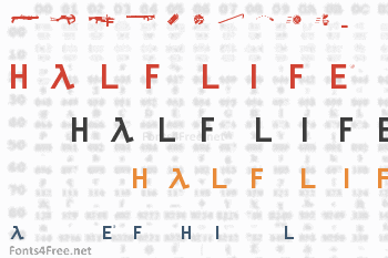 Half Life Font