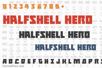 Halfshell Hero Font