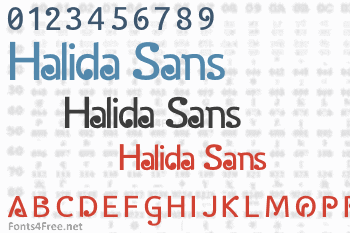 Halida Sans Font