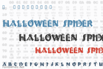 Halloween Spider Font