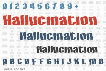 Hallucination Font