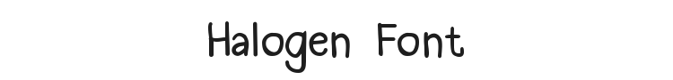 Halogen Font