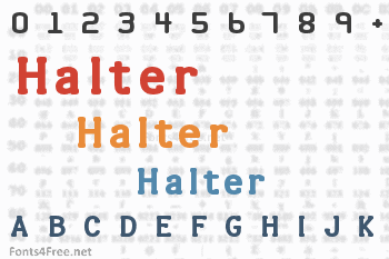 Halter Font