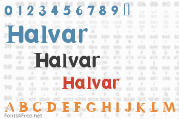 Halvar Font