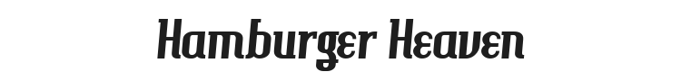 Hamburger Heaven Font