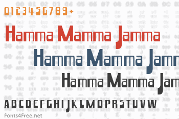 Hamma Mamma Jamma Font