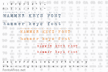 Hammer Keys Font