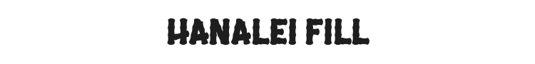 Hanalei Fill Font Preview