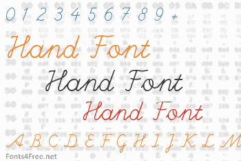 Hand Font