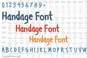 Handage Font