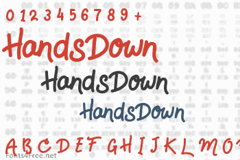 HandsDown Font