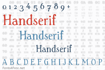 Handserif Font