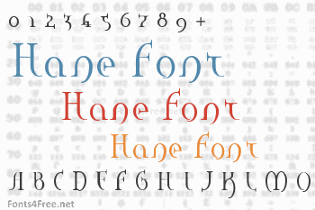 Hane Font