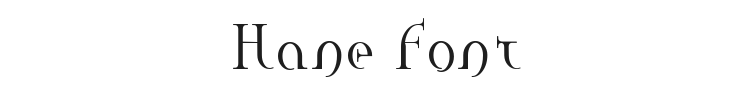 Hane Font