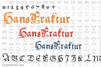 HansFraktur Font