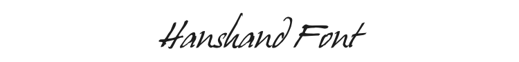 Hanshand Font Preview