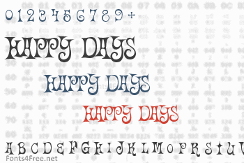 Happy Days Font